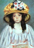 Cassatt, Mary - Fillette au Grand Chapeau